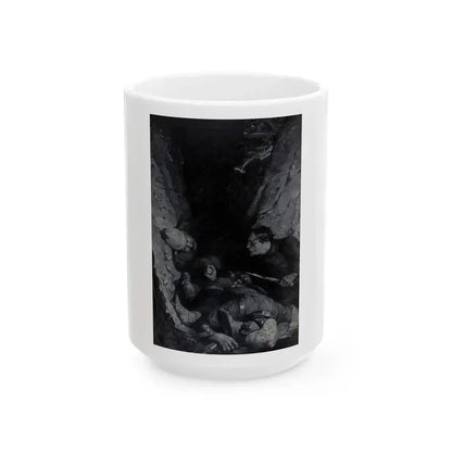 For the Great Father, Scribner's magazine interior illustration, March 1917 - White Coffee Mug 15oz - Go Mug Yourself