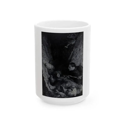 For the Great Father, Scribner's magazine interior illustration, March 1917 - White Coffee Mug - Go Mug Yourself