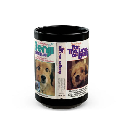 FOR THE LOVE OF BENGI (VHS COVER) - Black Coffee Mug-15oz-Go Mug Yourself