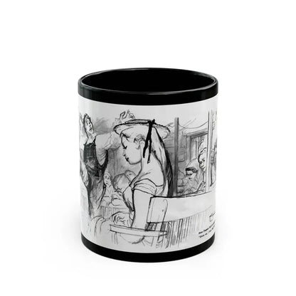 For The Love of Birdie May, Nugget magazine, October 1956 - Black Coffee Mug 11oz - Go Mug Yourself