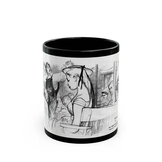 For The Love of Birdie May, Nugget magazine, October 1956 - Black Coffee Mug 11oz - Go Mug Yourself
