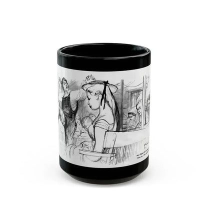 For The Love of Birdie May, Nugget magazine, October 1956 - Black Coffee Mug 15oz - Go Mug Yourself