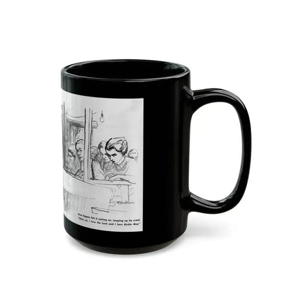 For The Love of Birdie May, Nugget magazine, October 1956 - Black Coffee Mug - Go Mug Yourself