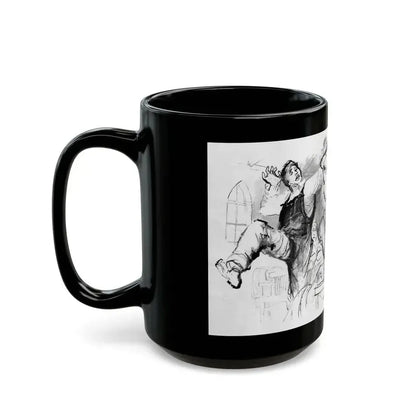 For The Love of Birdie May, Nugget magazine, October 1956 - Black Coffee Mug - Go Mug Yourself