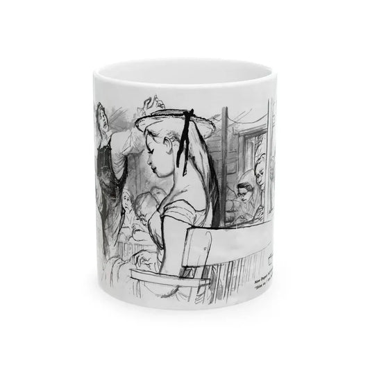 For The Love of Birdie May, Nugget magazine, October 1956 - White Coffee Mug 11oz - Go Mug Yourself