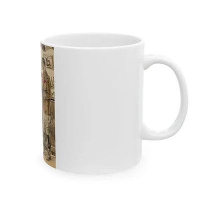 For the Love of Hell, You're Going to Play Polo in an Hour, Always Tomorrow, book illustration - White Coffee Mug - Go Mug Yourself