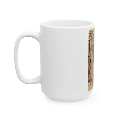 For the Love of Hell, You're Going to Play Polo in an Hour, Always Tomorrow, book illustration - White Coffee Mug - Go Mug Yourself