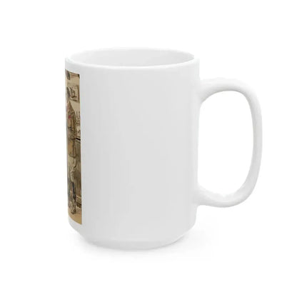 For the Love of Hell, You're Going to Play Polo in an Hour, Always Tomorrow, book illustration - White Coffee Mug - Go Mug Yourself
