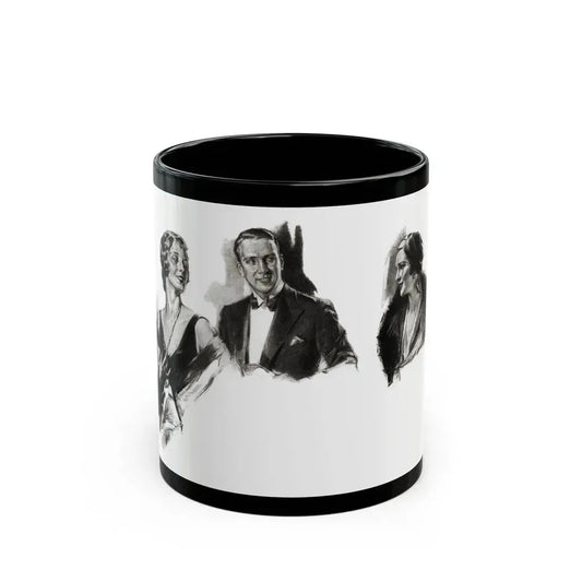 For The Love of Mike (1), Cosmopolitan, October 1930 - Black Coffee Mug 11oz - Go Mug Yourself