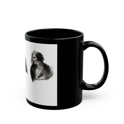 For The Love of Mike (1), Cosmopolitan, October 1930 - Black Coffee Mug - Go Mug Yourself