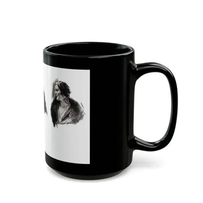 For The Love of Mike (1), Cosmopolitan, October 1930 - Black Coffee Mug - Go Mug Yourself