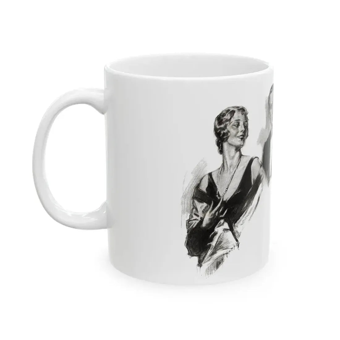 For The Love of Mike (1), Cosmopolitan, October 1930 - White Coffee Mug - Go Mug Yourself