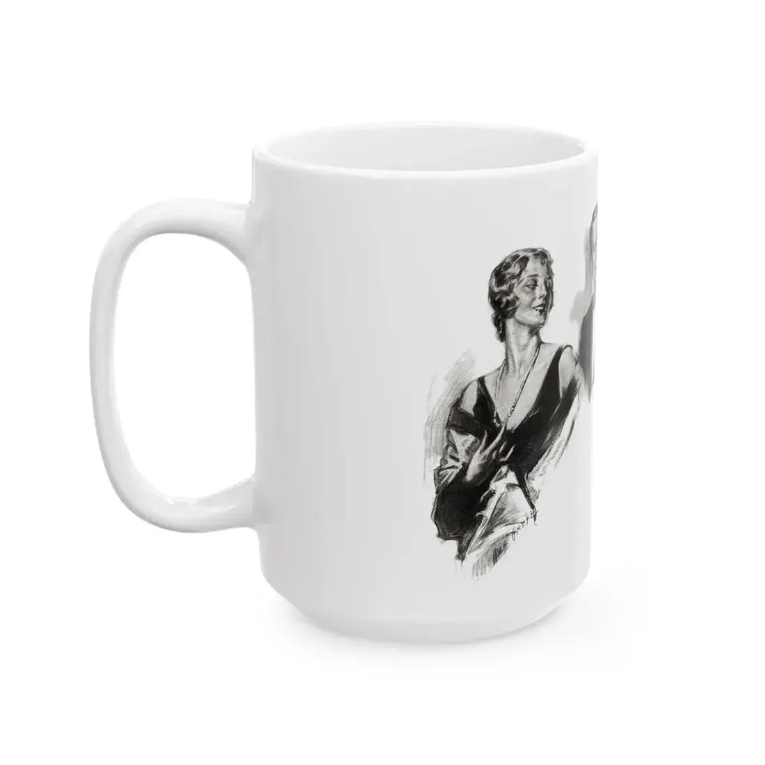 For The Love of Mike (1), Cosmopolitan, October 1930 - White Coffee Mug - Go Mug Yourself
