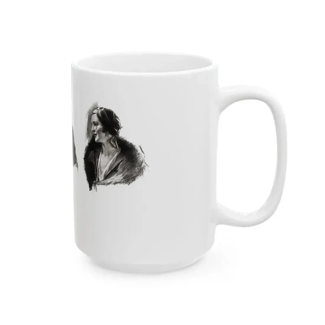 For The Love of Mike (1), Cosmopolitan, October 1930 - White Coffee Mug - Go Mug Yourself