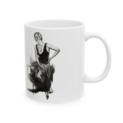 For The Love of Mike (2), Cosmopolitan, October 1930 - White Coffee Mug - Go Mug Yourself