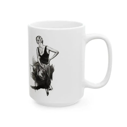 For The Love of Mike (2), Cosmopolitan, October 1930 - White Coffee Mug - Go Mug Yourself