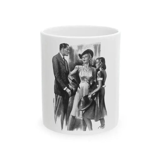 For Thursday's Child by Donald Macardle (2), Woman And Home, 1943 - White Coffee Mug 11oz - Go Mug Yourself