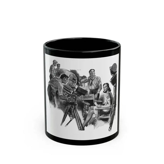 For Thursday's Child by Donald Macardle (3), Woman And Home, 1943 - Black Coffee Mug 11oz - Go Mug Yourself