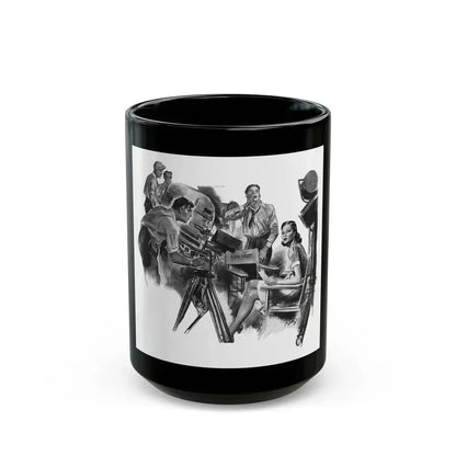 For Thursday's Child by Donald Macardle (3), Woman And Home, 1943 - Black Coffee Mug 15oz - Go Mug Yourself