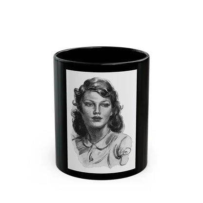 For Thursday's Child by Donald Macardle (4), Woman And Home, 1943 - Black Coffee Mug 11oz - Go Mug Yourself