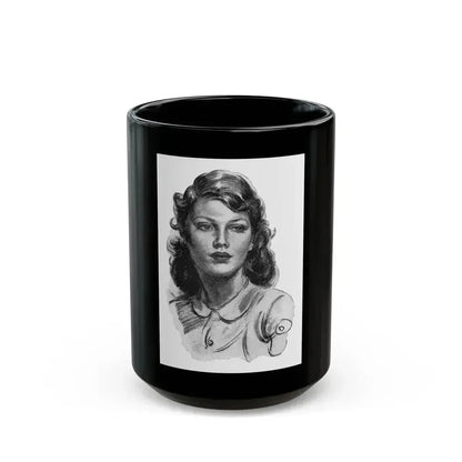 For Thursday's Child by Donald Macardle (4), Woman And Home, 1943 - Black Coffee Mug 15oz - Go Mug Yourself