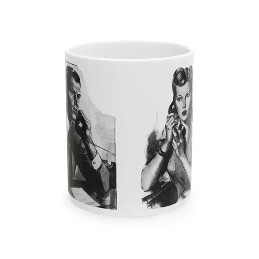 For Thursday's Child by Donald Macardle (5), Woman And Home, 1944 - White Coffee Mug 11oz - Go Mug Yourself