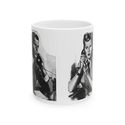 For Thursday's Child by Donald Macardle (5), Woman And Home, 1944 - White Coffee Mug 11oz - Go Mug Yourself