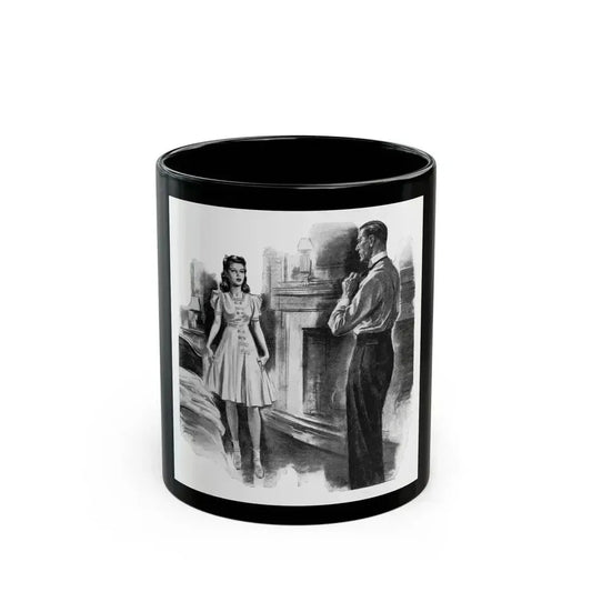 For Thursday's Child by Donald Macardle (6), Woman And Home, 1944 - Black Coffee Mug 11oz - Go Mug Yourself