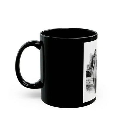 For Thursday's Child by Donald Macardle (6), Woman And Home, 1944 - Black Coffee Mug - Go Mug Yourself