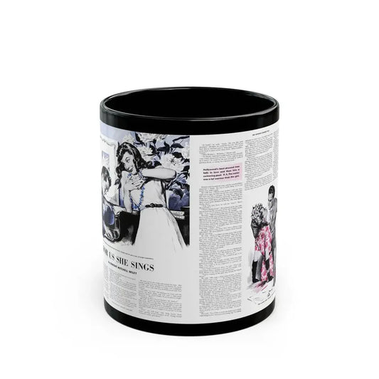 For Us She Sings, Saturday Evening Post, August 21, 1943 - Black Coffee Mug 11oz - Go Mug Yourself