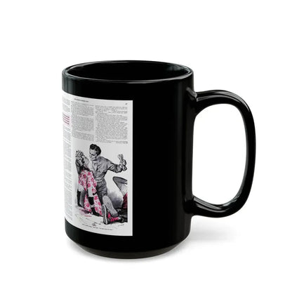 For Us She Sings, Saturday Evening Post, August 21, 1943 - Black Coffee Mug - Go Mug Yourself