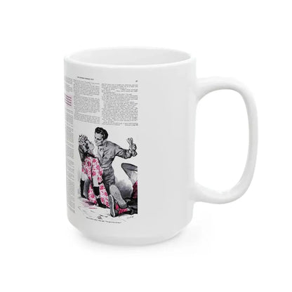 For Us She Sings, Saturday Evening Post, August 21, 1943 - White Coffee Mug - Go Mug Yourself