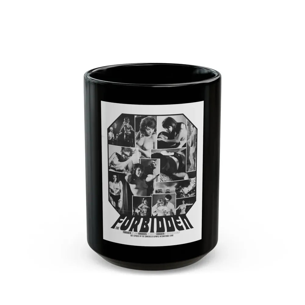 FORBIDDEN 1984 Movie Poster - Black Coffee Mug 15oz - Go Mug Yourself