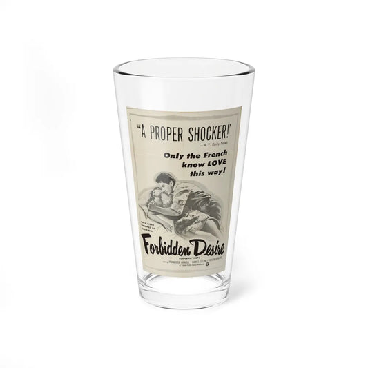 FORBIDDEN DESIRE 1955 Movie Poster - Pint Glass 16oz-16oz-Go Mug Yourself