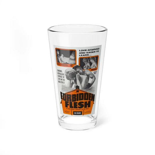 FORBIDDEN FLESH 1968 Movie Poster - Pint Glass 16oz 16oz - Go Mug Yourself