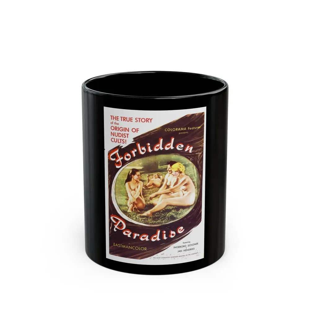 FORBIDDEN PARADISE 1958 Movie Poster - Black Coffee Mug 11oz - Go Mug Yourself