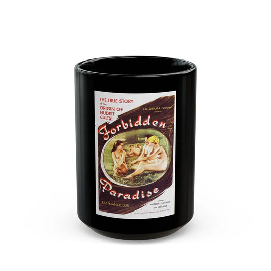 FORBIDDEN PARADISE 1958 Movie Poster - Black Coffee Mug-15oz-Go Mug Yourself