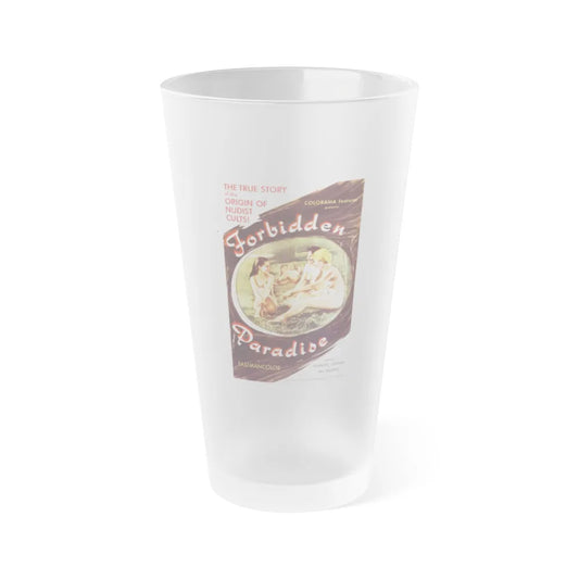 FORBIDDEN PARADISE 1958 Movie Poster - Frosted Pint Glass 16oz-16oz-Frosted-Go Mug Yourself