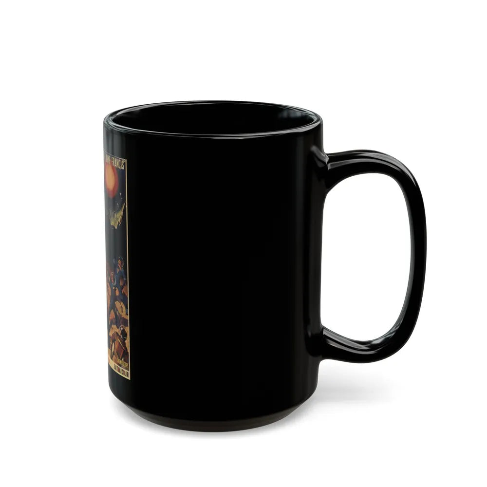 FORBIDDEN PLANET 1956 Movie Poster - Black Coffee Mug-Go Mug Yourself