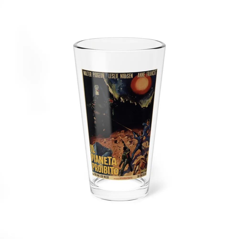 FORBIDDEN PLANET 1956 Movie Poster - Pint Glass 16oz-16oz-Go Mug Yourself