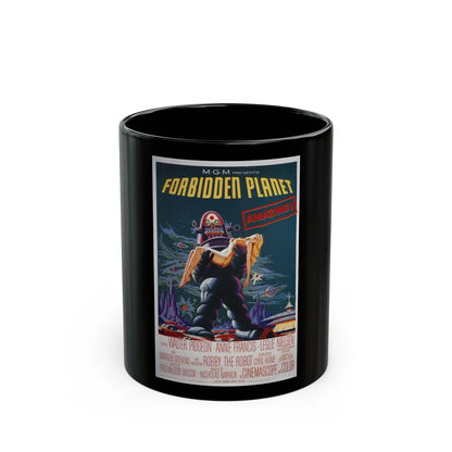 FORBIDDEN PLANET (2) 1956 Movie Poster - Black Coffee Mug-11oz-Go Mug Yourself