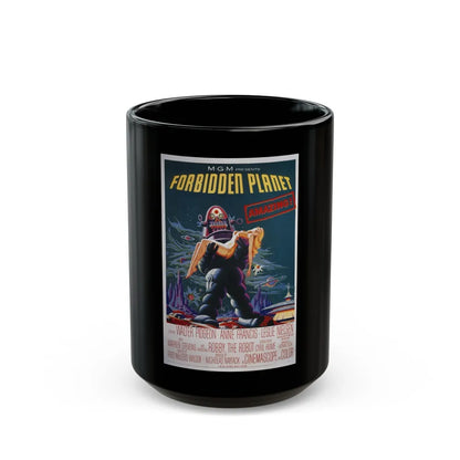 FORBIDDEN PLANET (2) 1956 Movie Poster - Black Coffee Mug-15oz-Go Mug Yourself