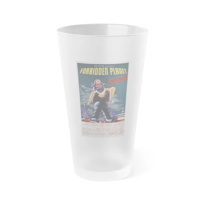 FORBIDDEN PLANET (2) 1956 Movie Poster - Frosted Pint Glass 16oz-16oz-Frosted-Go Mug Yourself