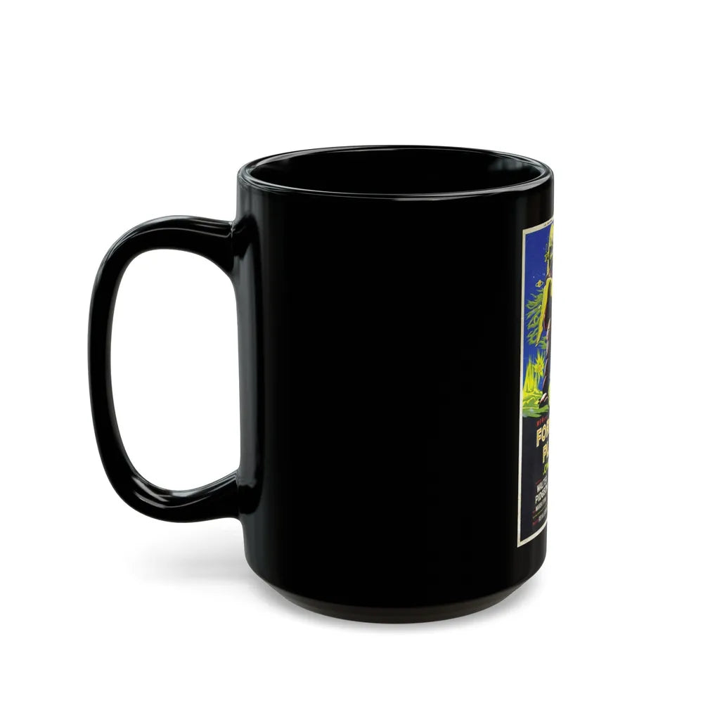 FORBIDDEN PLANET (3) 1956 Movie Poster - Black Coffee Mug-Go Mug Yourself