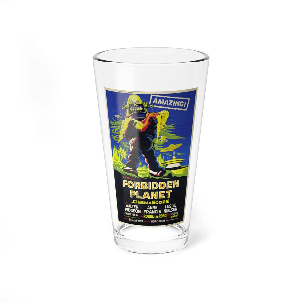 FORBIDDEN PLANET (3) 1956 Movie Poster - Pint Glass 16oz-16oz-Go Mug Yourself