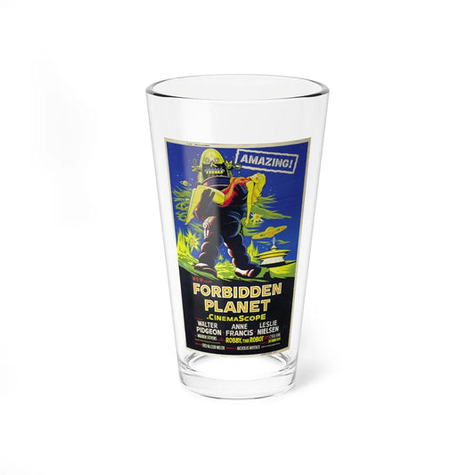 FORBIDDEN PLANET (3) 1956 Movie Poster - Pint Glass 16oz-16oz-Go Mug Yourself