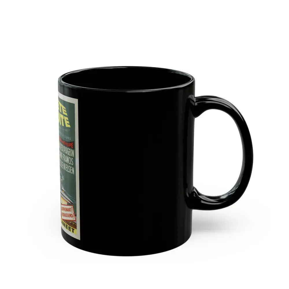 FORBIDDEN PLANET (BELGIAN) 1956 Movie Poster - Black Coffee Mug - Go Mug Yourself