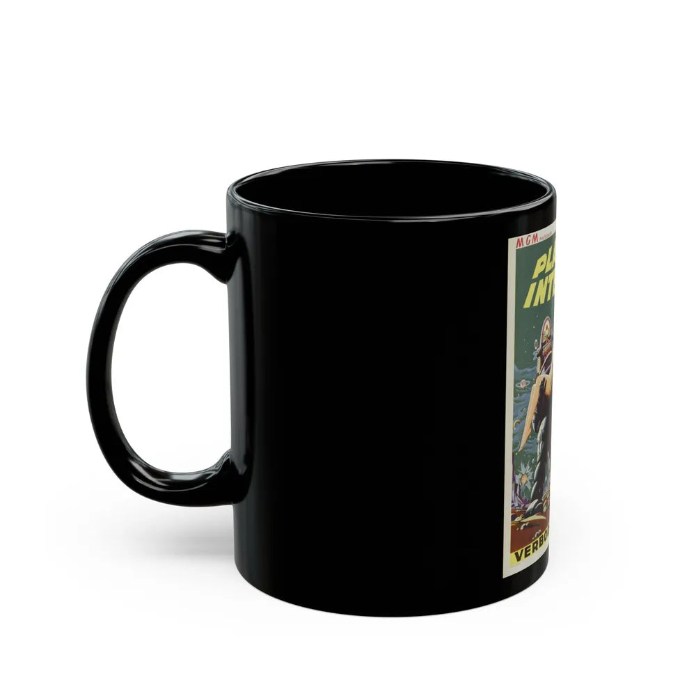 FORBIDDEN PLANET (BELGIAN) 1956 Movie Poster - Black Coffee Mug-Go Mug Yourself