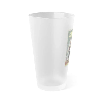 FORBIDDEN PLANET (BELGIAN) 1956 Movie Poster - Frosted Pint Glass 16oz - Go Mug Yourself