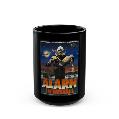 FORBIDDEN PLANET (GERMAN) 1956 Movie Poster - Black Coffee Mug-15oz-Go Mug Yourself